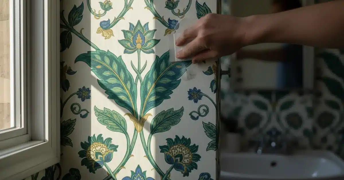 Papier peint toilette : transformer le plus petit espace en pièce maîtresse